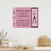 Borstkanker Poster (Keuken)