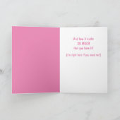 Borstkanker Resentful Funny Cat Kaart (Binnen)