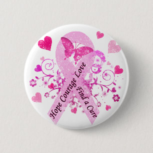 Borstkanker Ronde Button 5,7 Cm