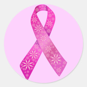 Borstkanker Ronde Sticker