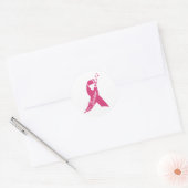 Borstkanker Roze lint Awareness Stickers (Envelop)