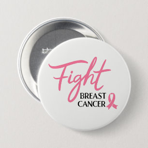 Borstkanker Roze lint Button Pin