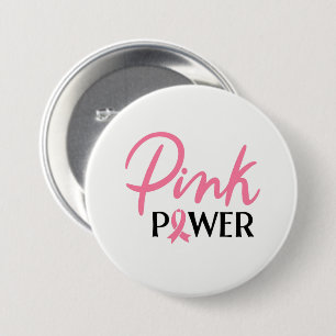 Borstkanker Roze lint Button Pin