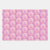 Borstkanker Roze lint Inpakpapier Vel (Voorkant 2)
