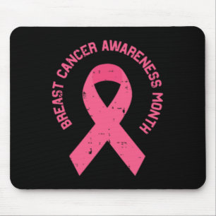 Borstkanker Roze lint Pocket Awareness Vrouwen M Muismat