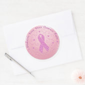 Borstkanker Roze lint Stickers (Envelop)