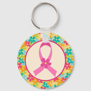 Borstkanker Roze lintje Awareness Gift Sleutelhanger