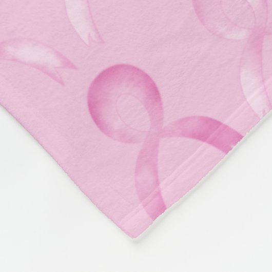Borstkanker, roze lintje, schitterende rugzak fleece deken (Hoek)