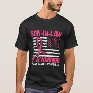 Borstkanker schoonzoon van krijger moeder t-shirt