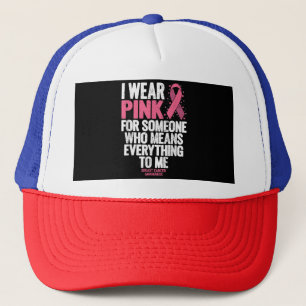 Borstkanker Shirten voor familieborst C Trucker Pet