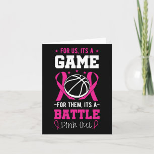 Borstkanker Sketel Speler Coach Pink Ribbon Award Kaart