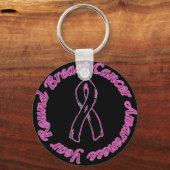 Borstkanker Sleutelhanger (Voorkant)
