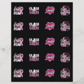 Borstkanker Stickers (Voorkant)