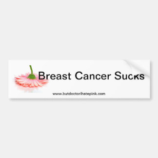 Borstkanker Sucks Bumpersticker