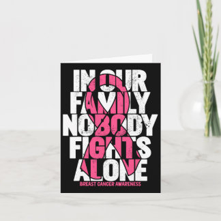 Borstkanker Support Roze familie borstkanker AW Kaart