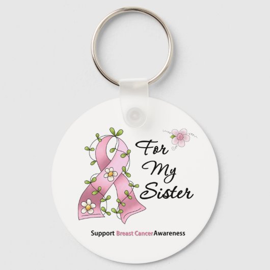 Borstkanker Support Sister Sleutelhanger (Voorkant)
