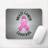 Borstkanker Survivor Mousepad Muismat (Met muis)