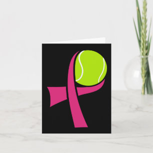 Borstkanker Tennis LL Roze Lint Mammogram Sport Kaart