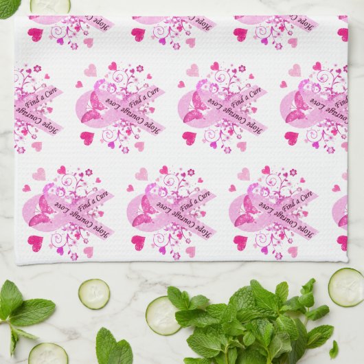 Borstkanker Theedoek (Gevouwen)