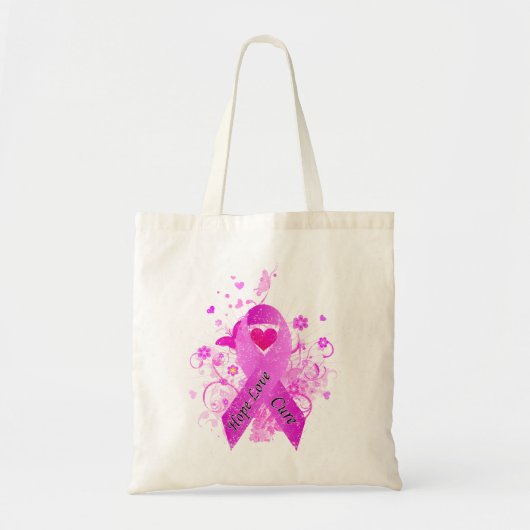 Borstkanker Tote Bag (Voorkant)