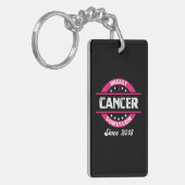 Borstkanker vanaf 2018 sleutelhanger (Voorkant Links)