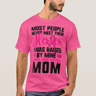 Borstkanker vechter, ik Draag roze voor mijn moede T-shirt