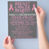 Borstkanker vechterlander flyer (Hand)