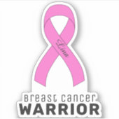 Borstkanker VinylSticker Sticker (Voorkant)