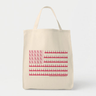 Borstkanker vlag Laatste shirt Tote Bag
