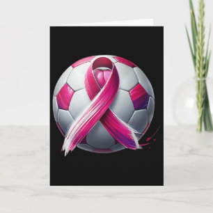 Borstkanker Voetbal Byll Roze Lint Trap Voor Een C Kaart