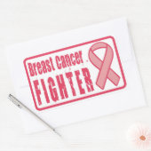 Borstkanker Vogelveeg Rechthoekige Sticker (Envelop)