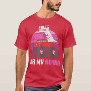 Borstkanker voor mijn Nonna vintage TRex dinosauru T-shirt