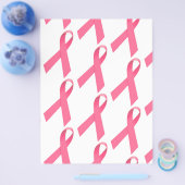 Borstkanker voorlichtingsbrochure met lint flyer (Enkel)