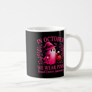 Borstkanker Vrouwen Halloween In Oktober We Draag Koffiemok