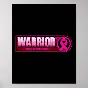 Borstkanker Warrior - Borstkanker Afdeling Poster