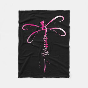 Borstkanker Warrior Borstkanker Awareness Drag Fleece Deken