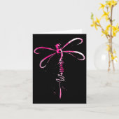 Borstkanker Warrior Borstkanker Awareness Drag Kaart (Gele Bloem)