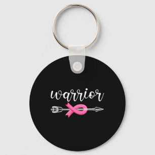 Borstkanker Warrior Breast Cancer Awareness Sleutelhanger