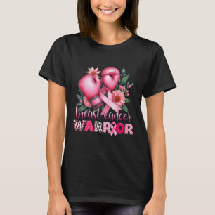 Borstkanker Warrior Pink Breast Cancer Awareness T-shirt