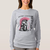 Borstkanker Warrior T-shirt (Voorkant)