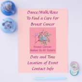 Borstkanker zussen flyer (Enkel)