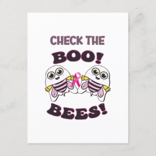 Borstkankerbewustzijn Controleer de Boo-Bees Informatiekaartje