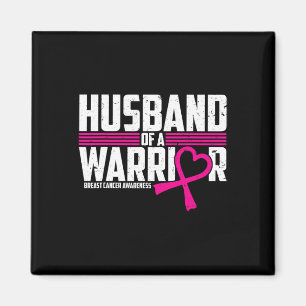 Borstkankerbewustzijn echtgenoot van Warrior Pink Magneet