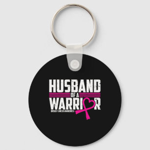 Borstkankerbewustzijn echtgenoot van Warrior Pink Sleutelhanger
