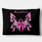 Borstkankerbewustzijn Groot accessoire zakje Etui (Achterkant)