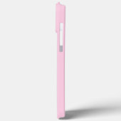 Borstkankerbewustzijn lichtroze effen kleur Case-Mate iPhone case (Achterkant / Links)