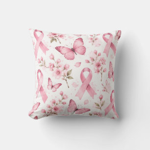 Borstkankerbewustzijn met Roze Lint Kussen
