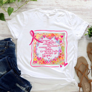 BorstkankerBewustzijn Pink Ribbon Inspirivity T-shirt