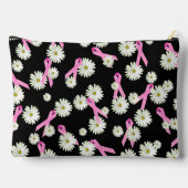 Borstkankerbewustzijn Roze linten en margrieten Etui (Achterkant)