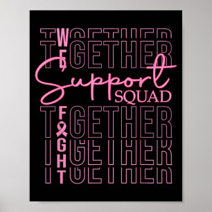 Borstkankerbewustzijn Steungroep Strijd Poster